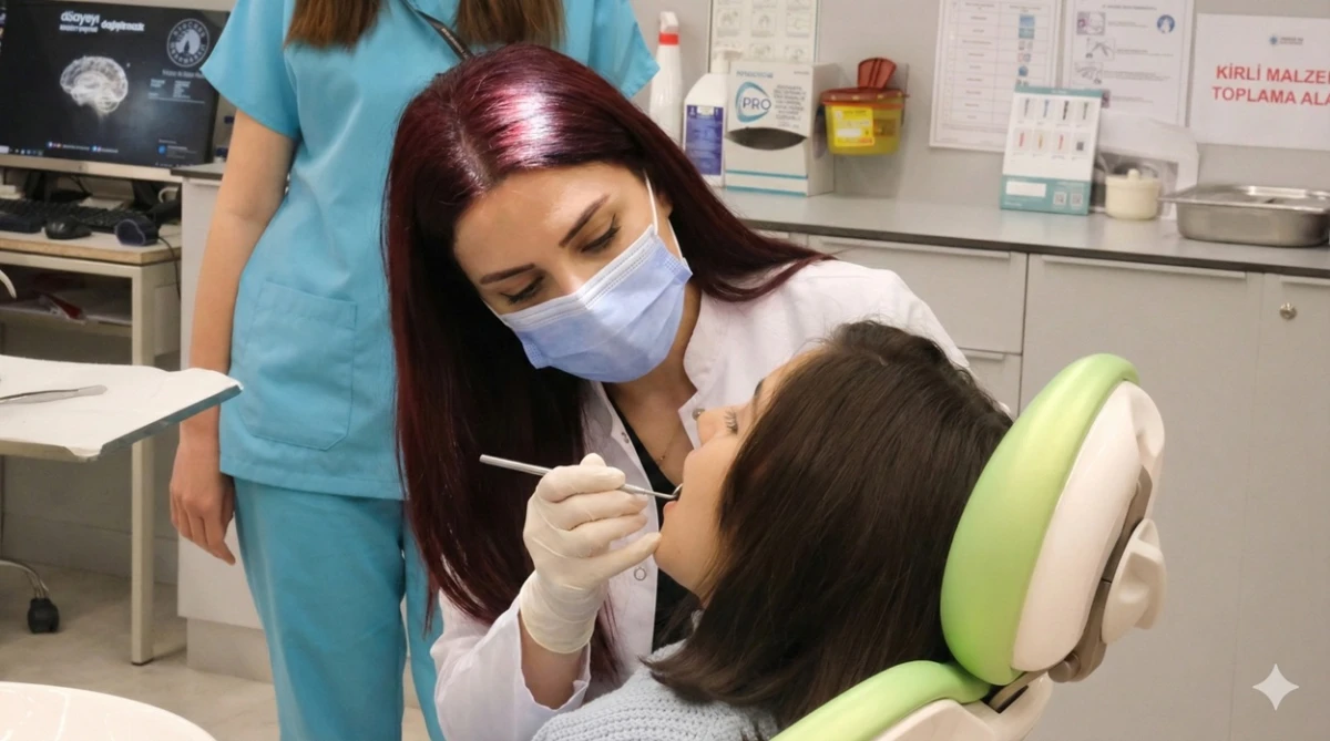 Diş hekimliği öğrencileri gerçek klinikte vakalarla mesleğe hazırlanıyor